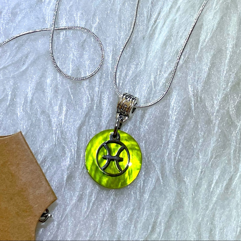 Pisces ♓️ Zodiac Shell Necklace